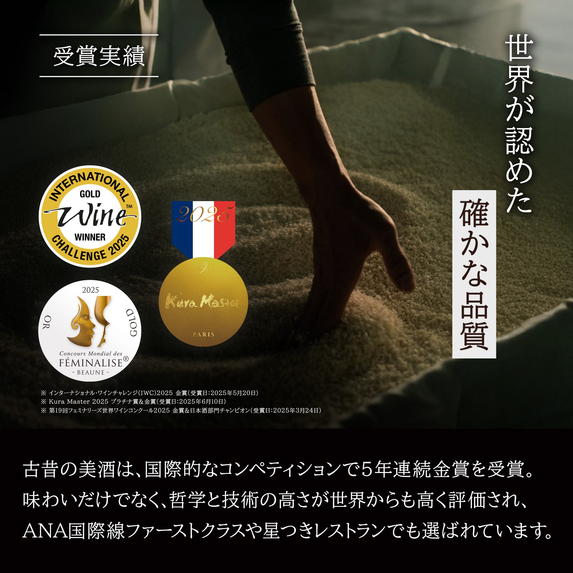 高級日本酒ギフト3銘柄飲み比べセット 長期熟成希少古酒『極』(1995年