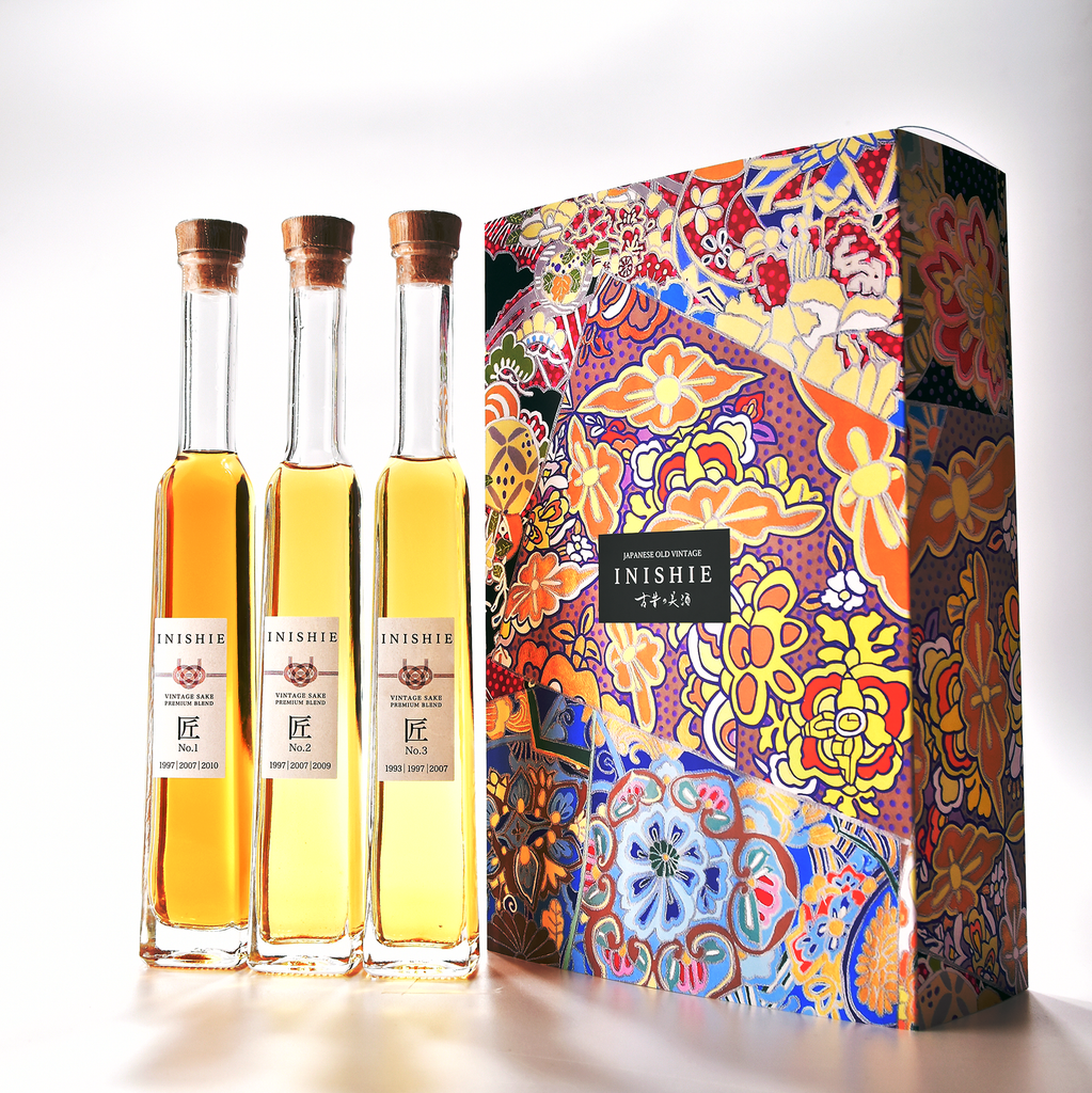 INISHIE 匠 - VINTAGE SAKE PREMIUM BLEND - – 【公式】日本酒・焼酎・梅酒の古酒ブランド|古昔の美酒