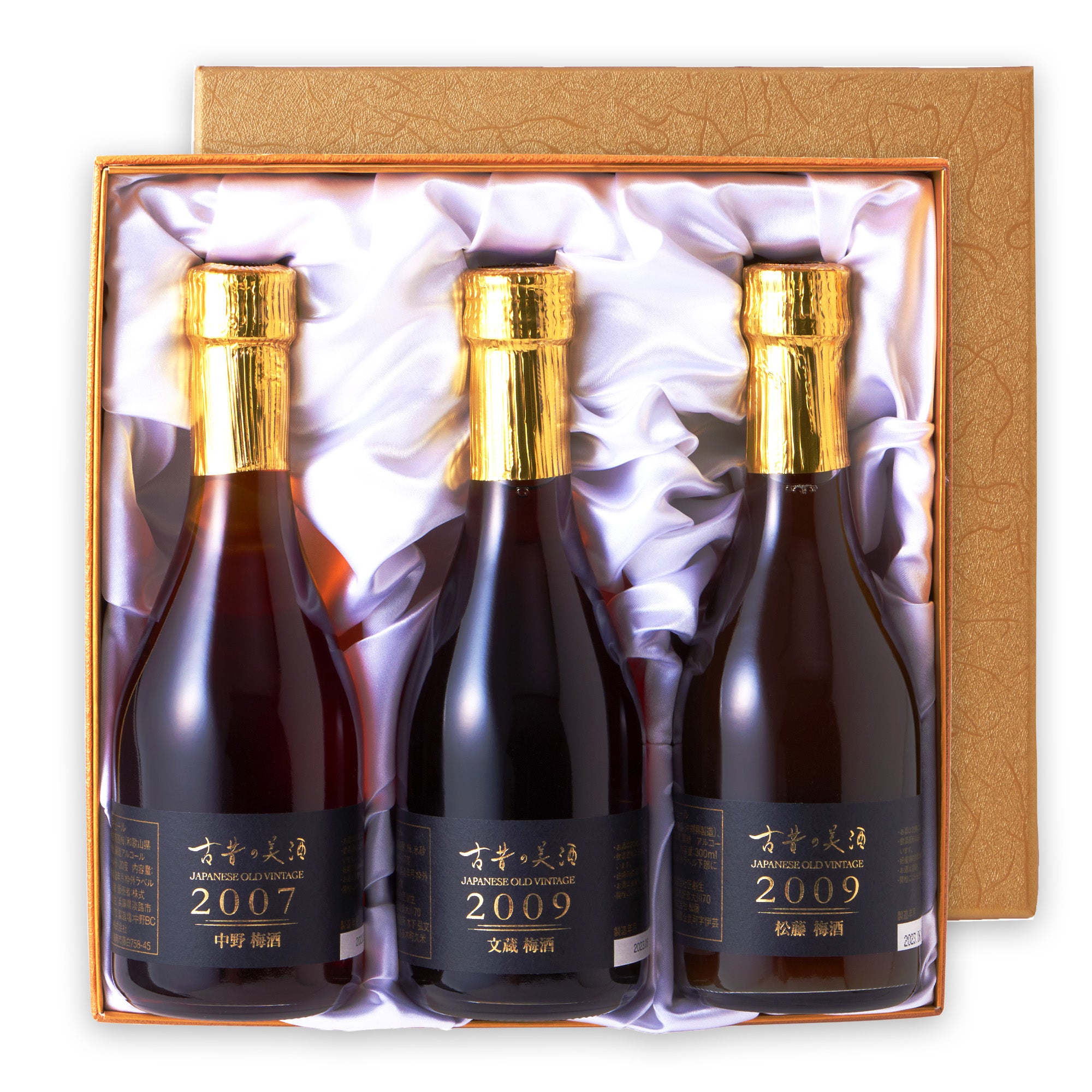 日本酒古昔の美酒　Vintage 日本酒・梅酒・琉球泡盛　3本セット